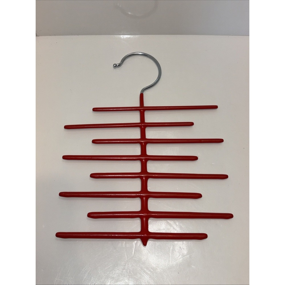 Necktie Hanger Organizer Hook for Men Closet Metal & Rubber for approx. 32 Ties